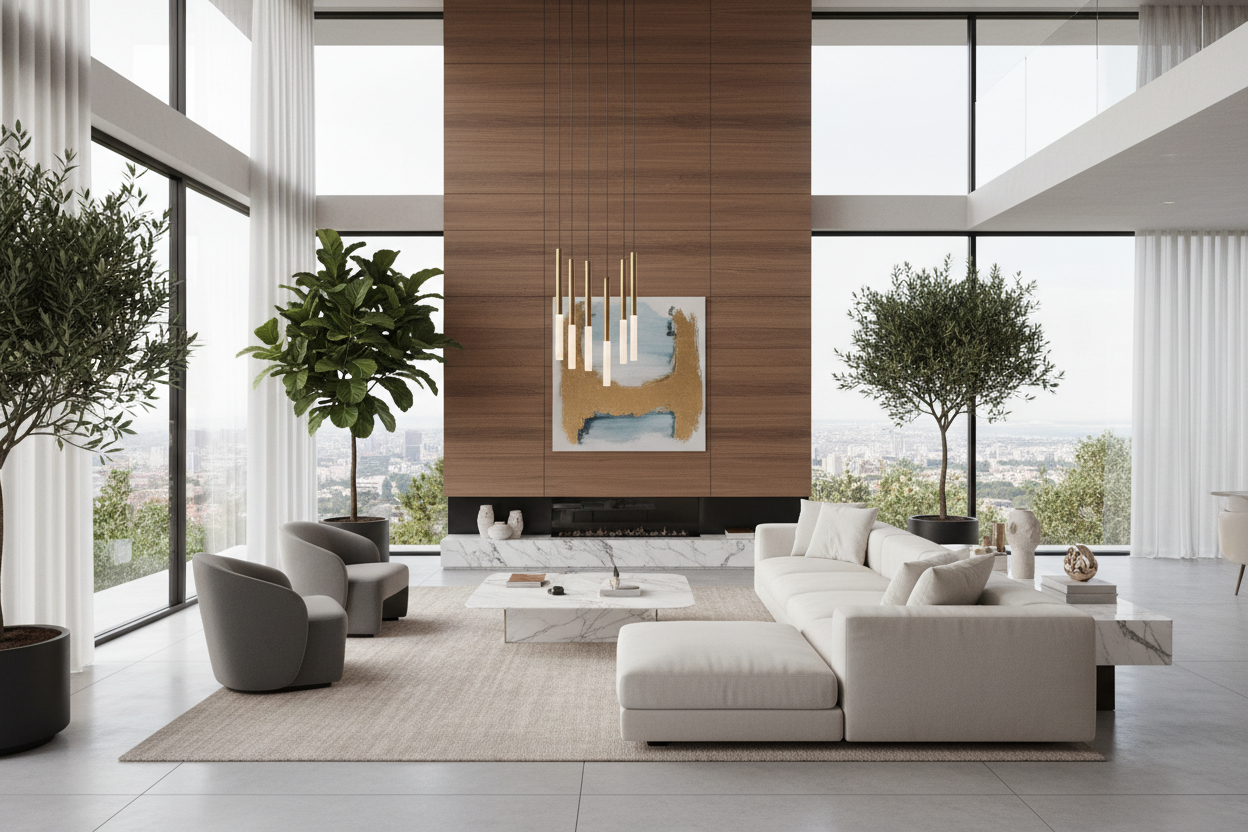 genera immagine casa di design e living